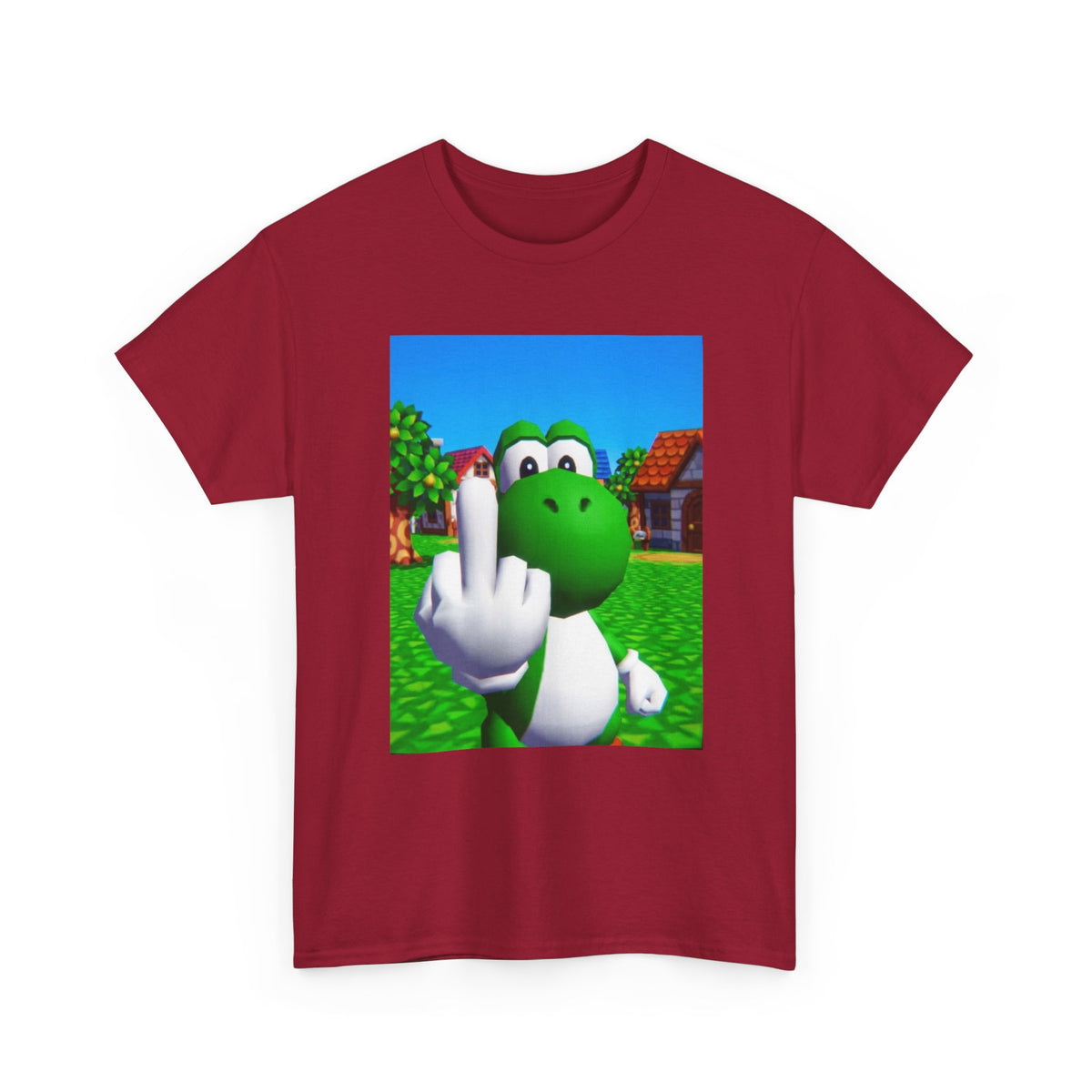 Yoshi Giving The Finger Tee (Design 6)