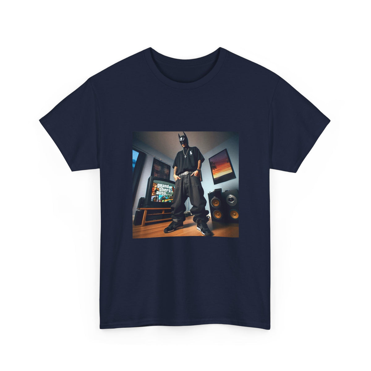 Gamer Batman Chilling In His Room