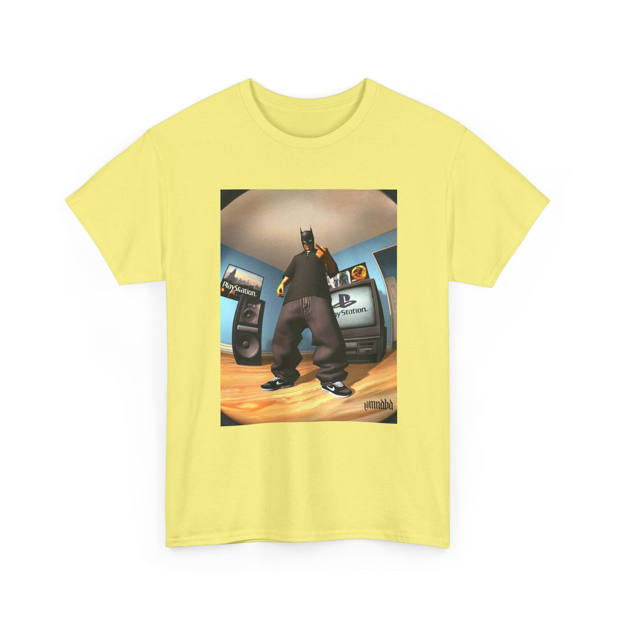 Gamer Batman Flipping Off In His Room