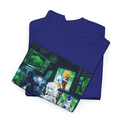 Cybernetic Pilot, Holographic Girl, And Dragon Ball Z