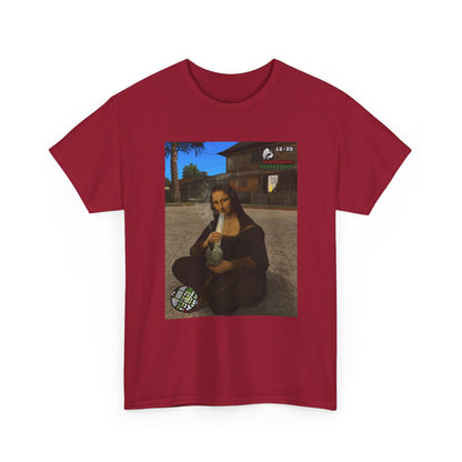 Mona Lisa Hitting The Bong Tee