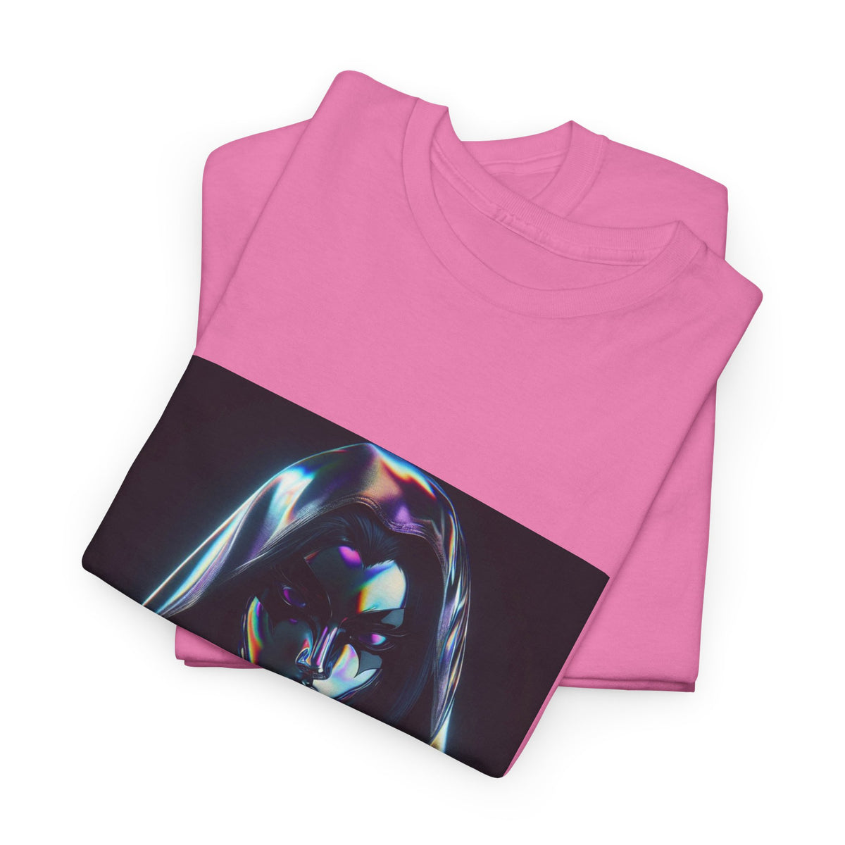 Holographic Raven Sorceress Shimmers Mysteriously