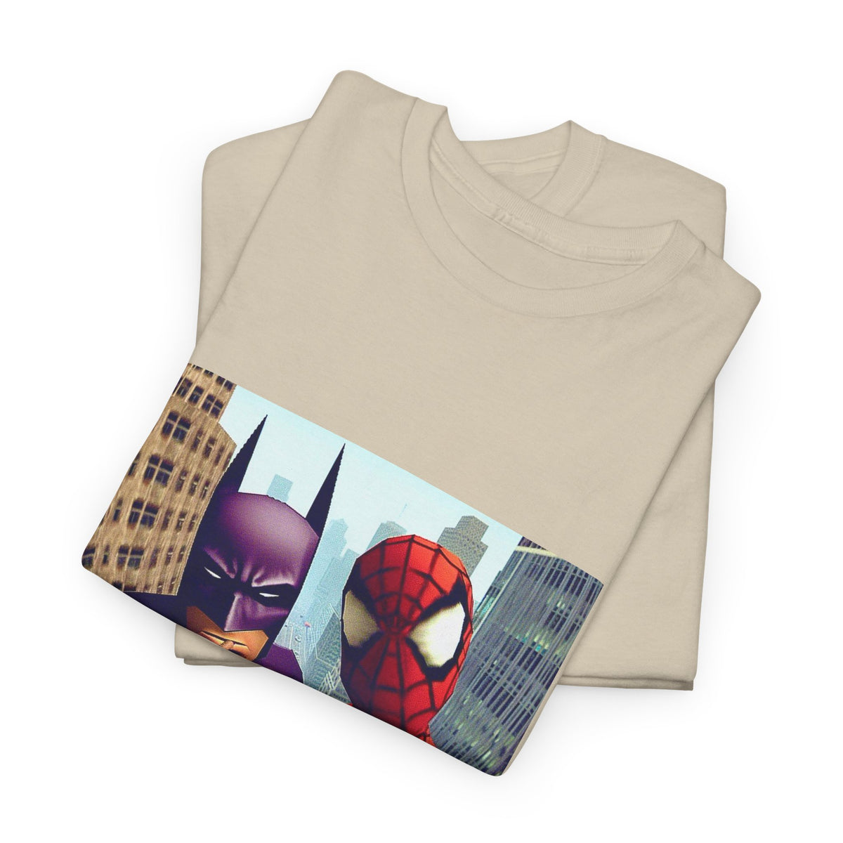 Batman Smoking, Spidey With Stacks Tee
