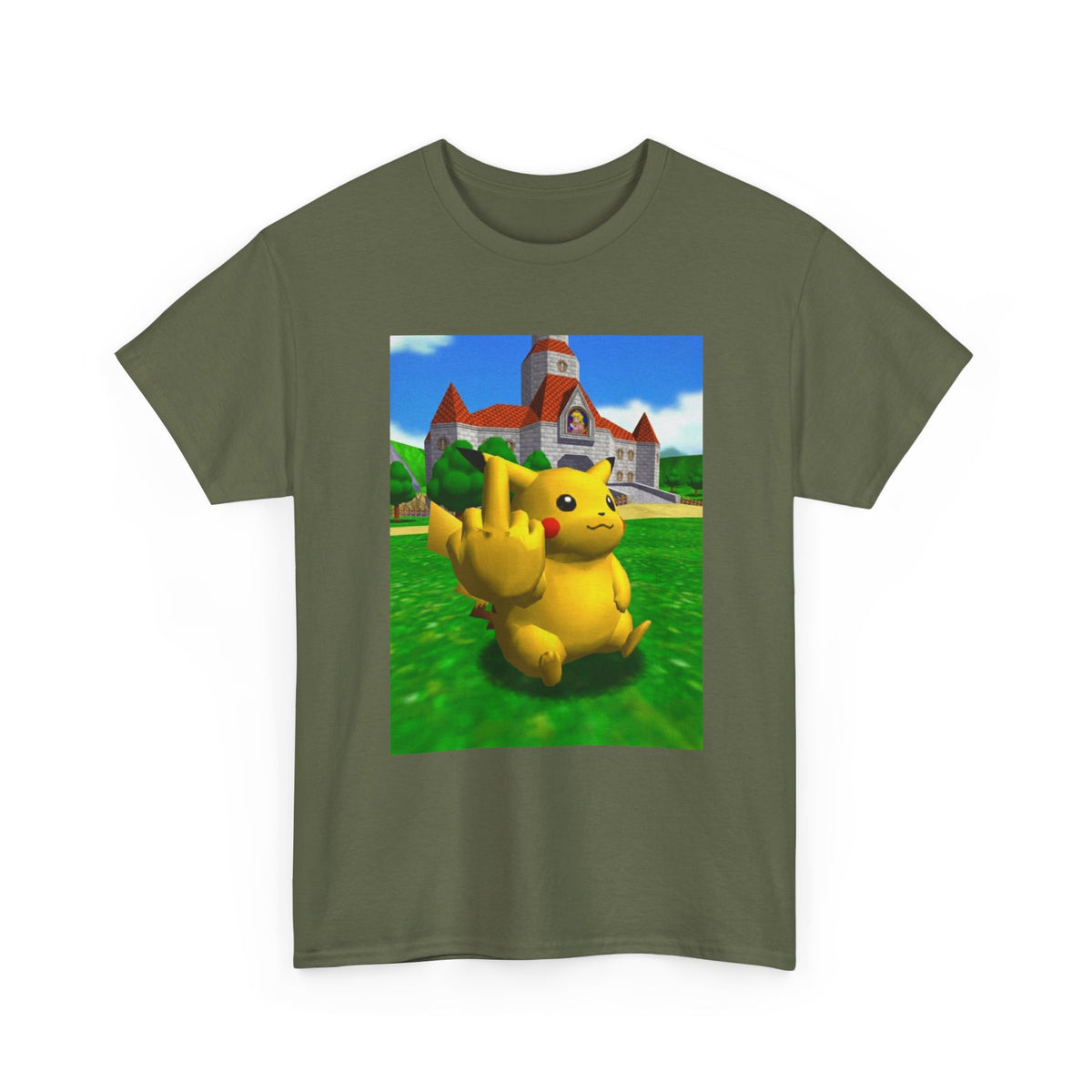 Pikachu Flipping The Bird Tee