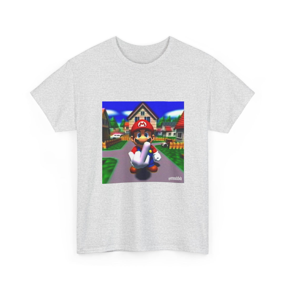 Mario Giving The Finger Tee
