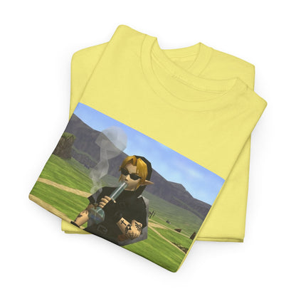 Edgy Dark Link Bong Hit Tee