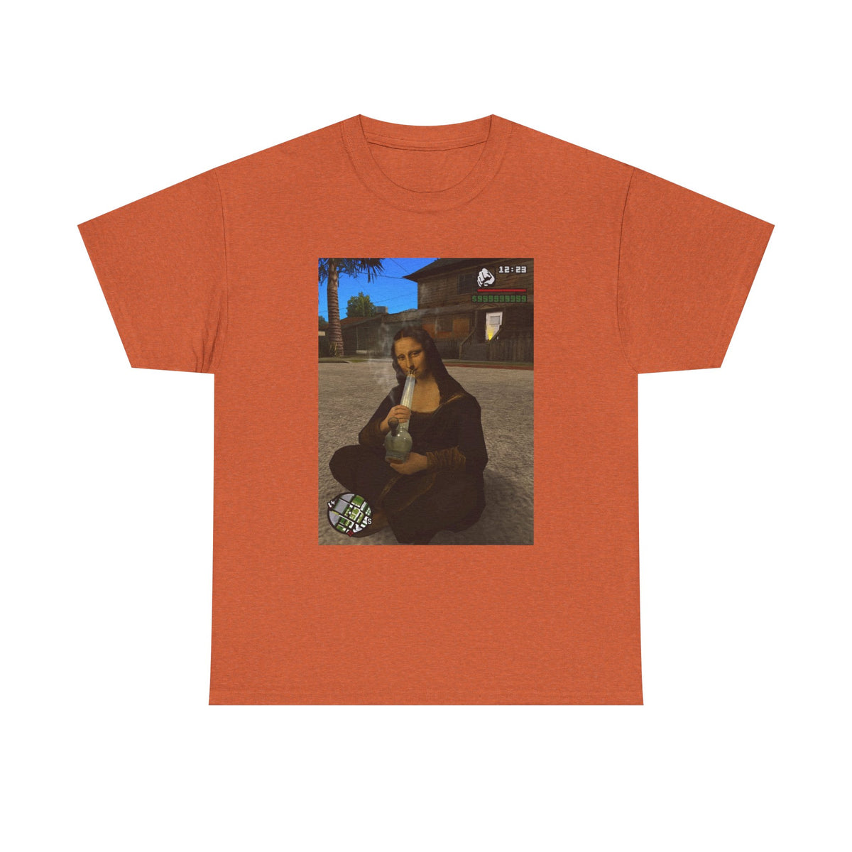 Mona Lisa Hitting The Bong Tee