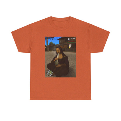 Mona Lisa Hitting The Bong Tee