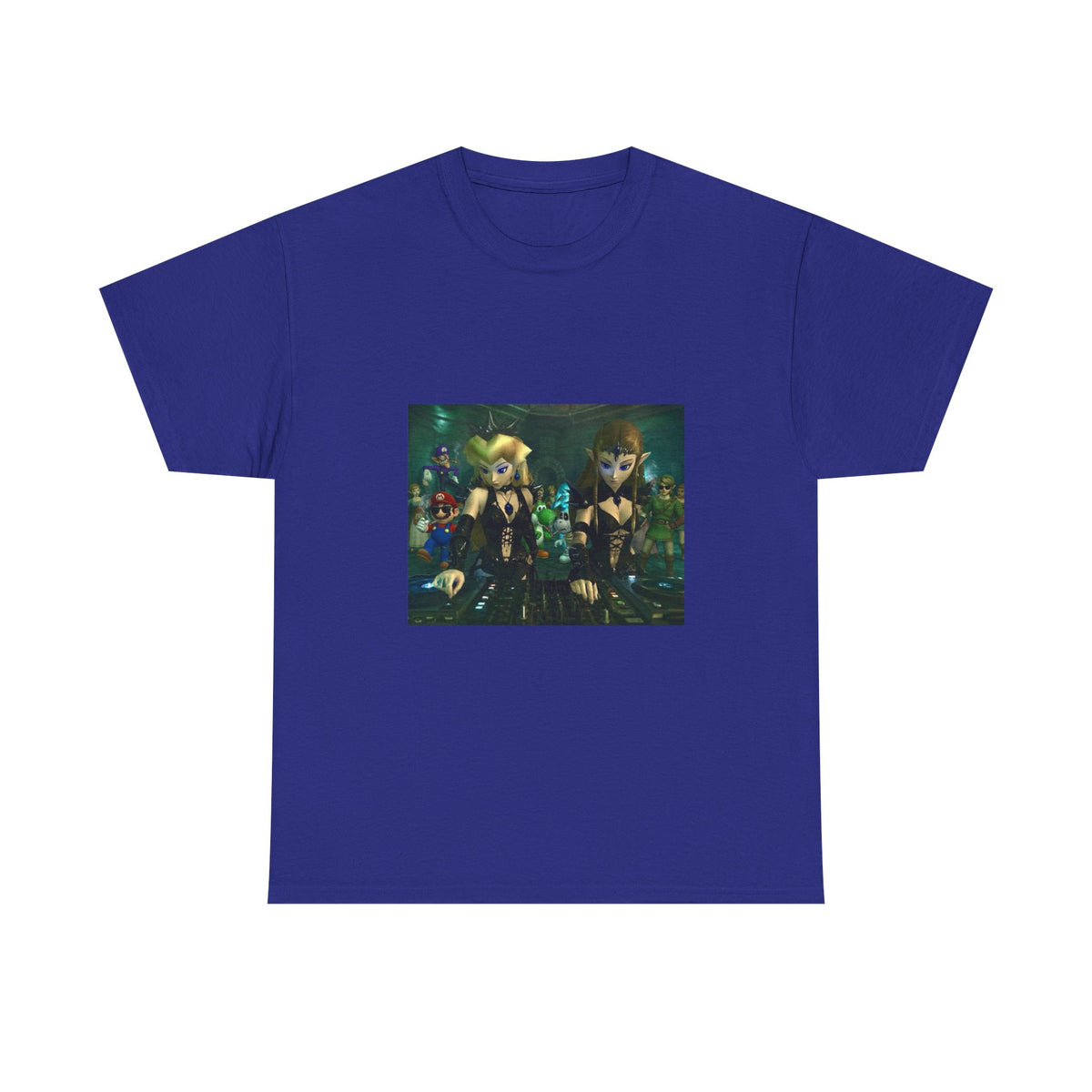 Princess Peach and Zelda DJing with Friends Tee