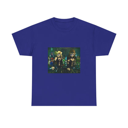 Princess Peach and Zelda DJing with Friends Tee