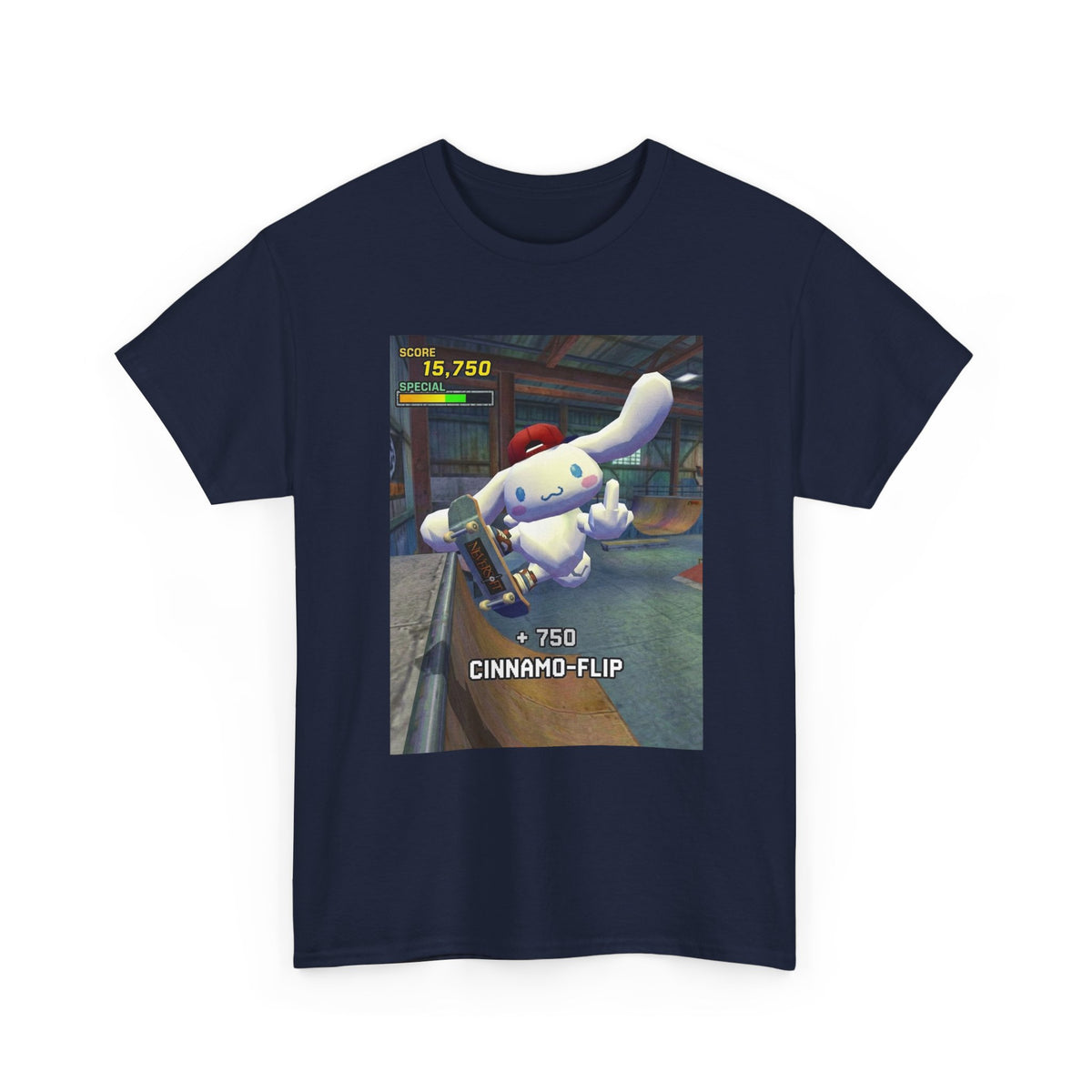 Cinnamoroll Shredding And Flipping You Off Tee