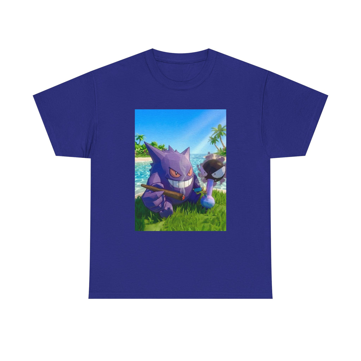 Gengar And Gastly Chilling On Beach Tee