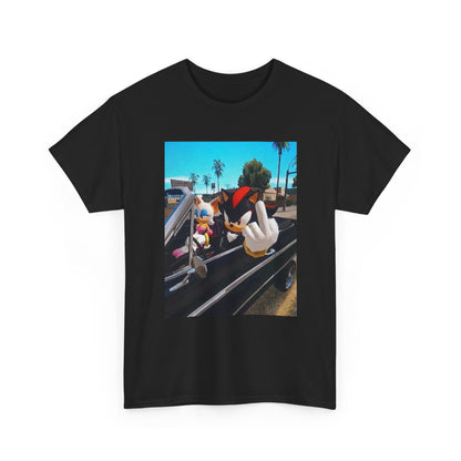 Shadow And Rouge Flipping The Bird Tee