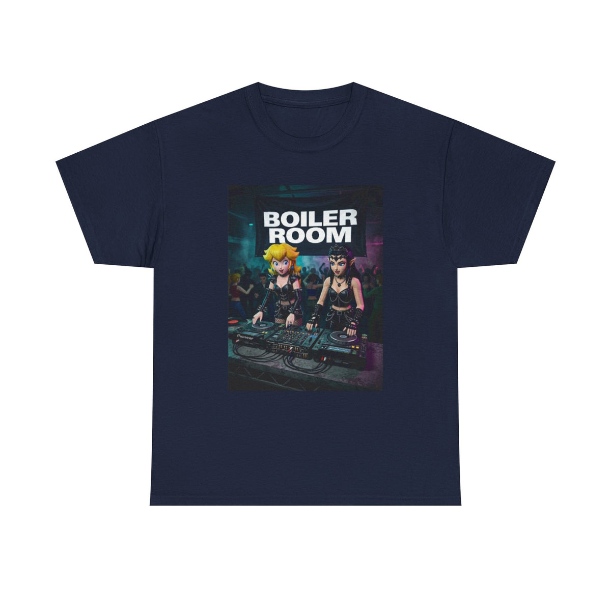 Princess Peach and Dark Peach DJing Tee