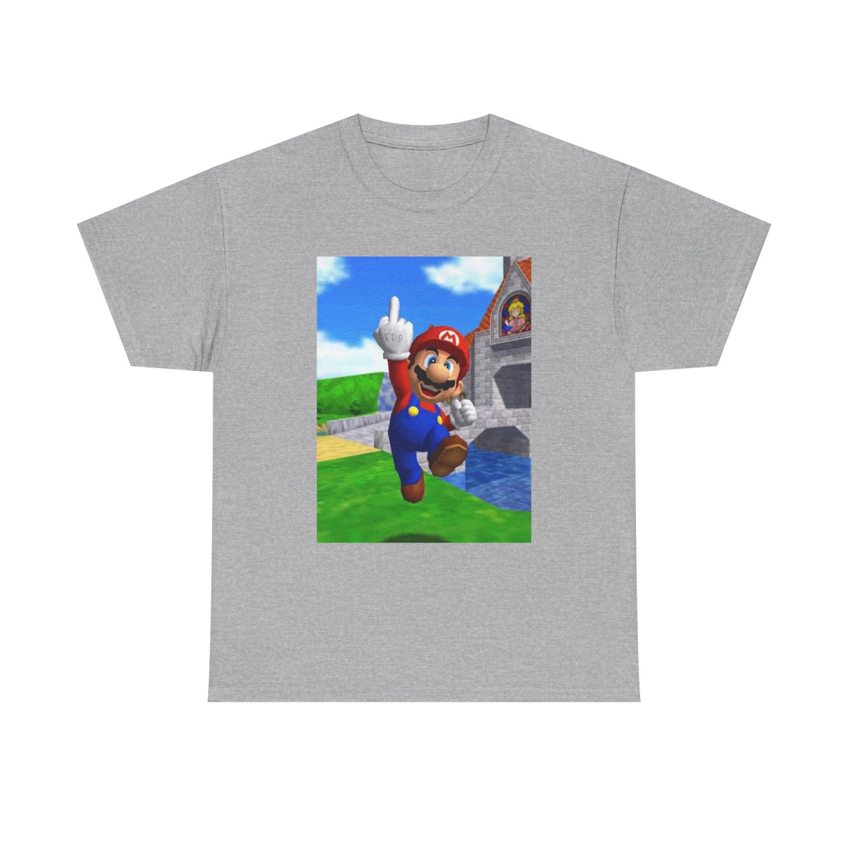 Mario Giving The Middle Finger Tee