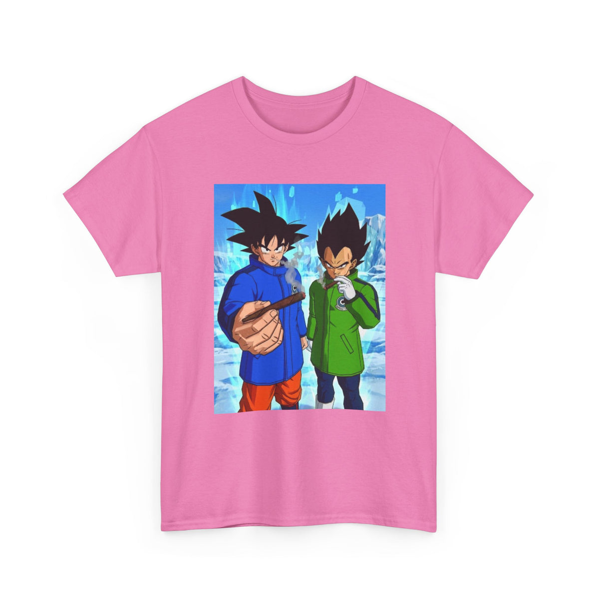 Goku and Vegeta Chillin' On Ice