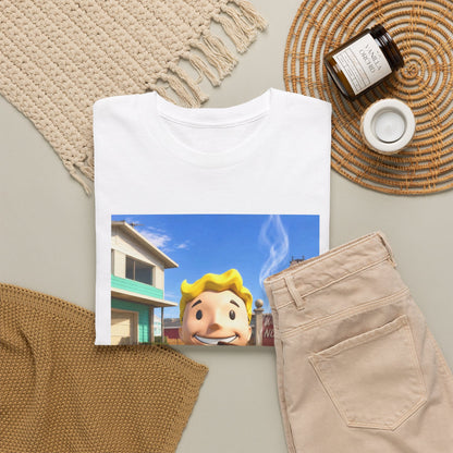 Vault Boy Smoking Blunt In Nuketown