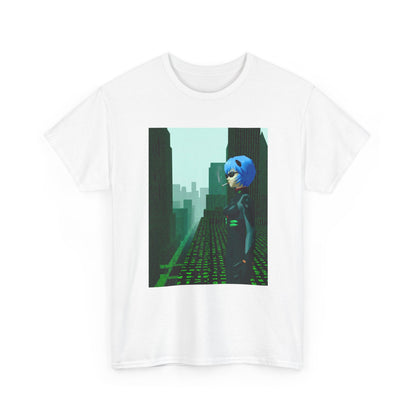 Neon Genesis Smoking Anime Girl Matrix Tee