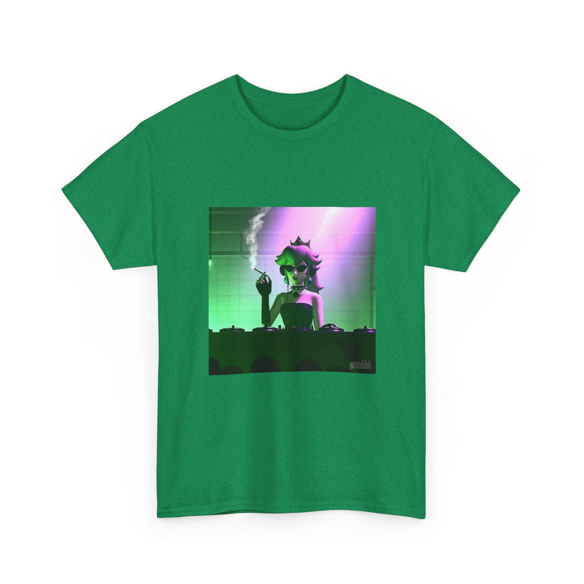 DJ Peach Smoking At The Rave Tee