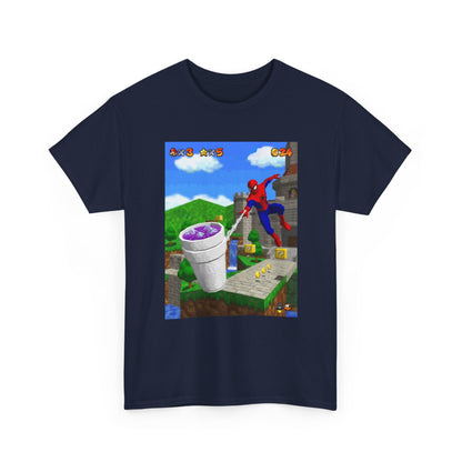Spidey Swings With Lean In Mario World Tee