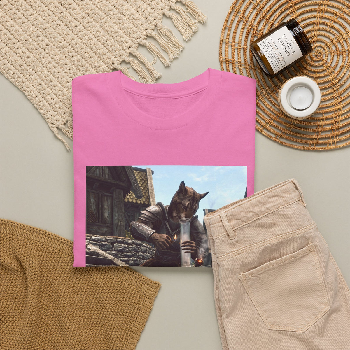 Neon Haze Horizon Graphic Tee