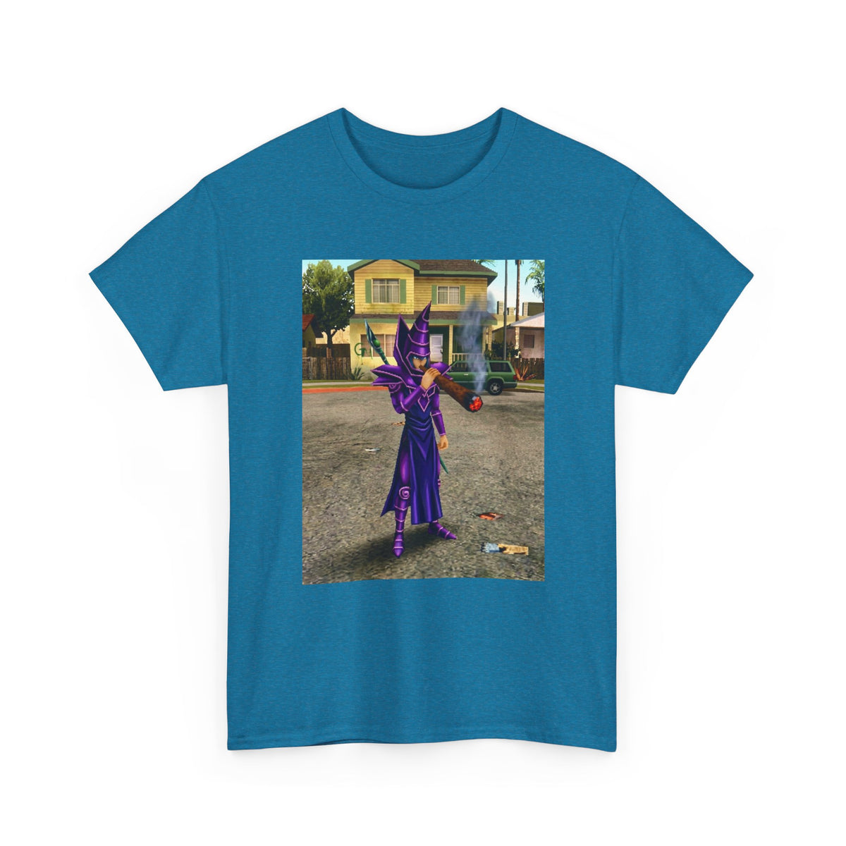 Dark Magician Puffing In The Neighborhood