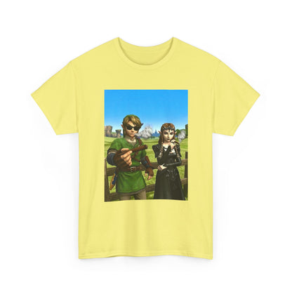 Link And Zelda Chilling With Blunts Tee