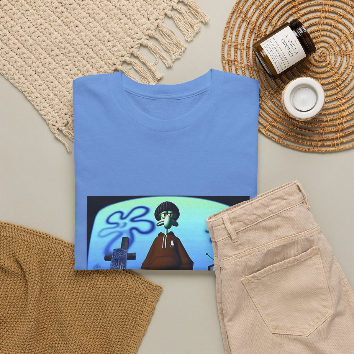 Drip Squidward Chilling In His Pad Tee