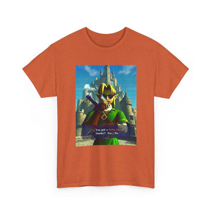Link Smoking Deku Stick In Hyrule