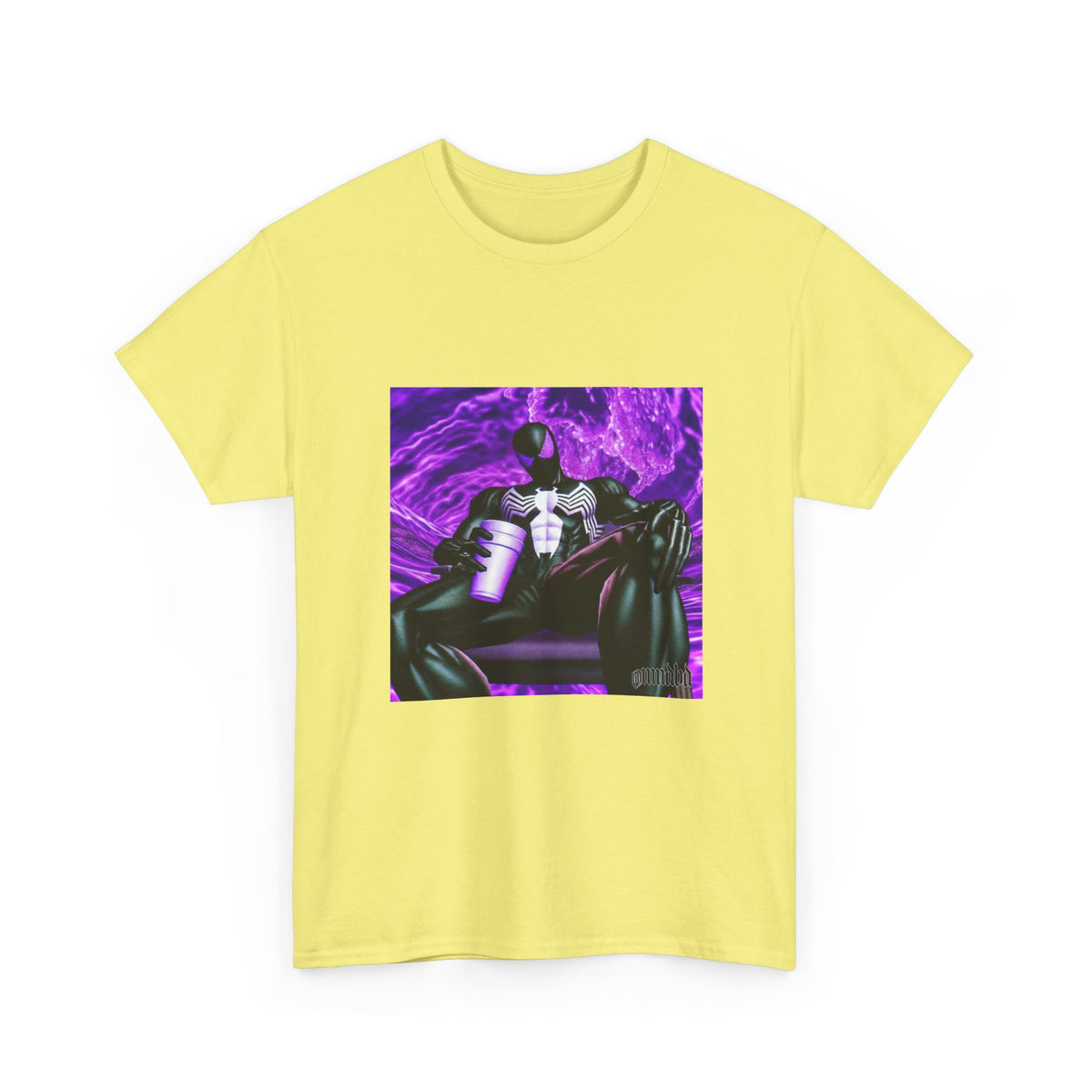 Symbiote Spider-Man Chilling with Lean Tee