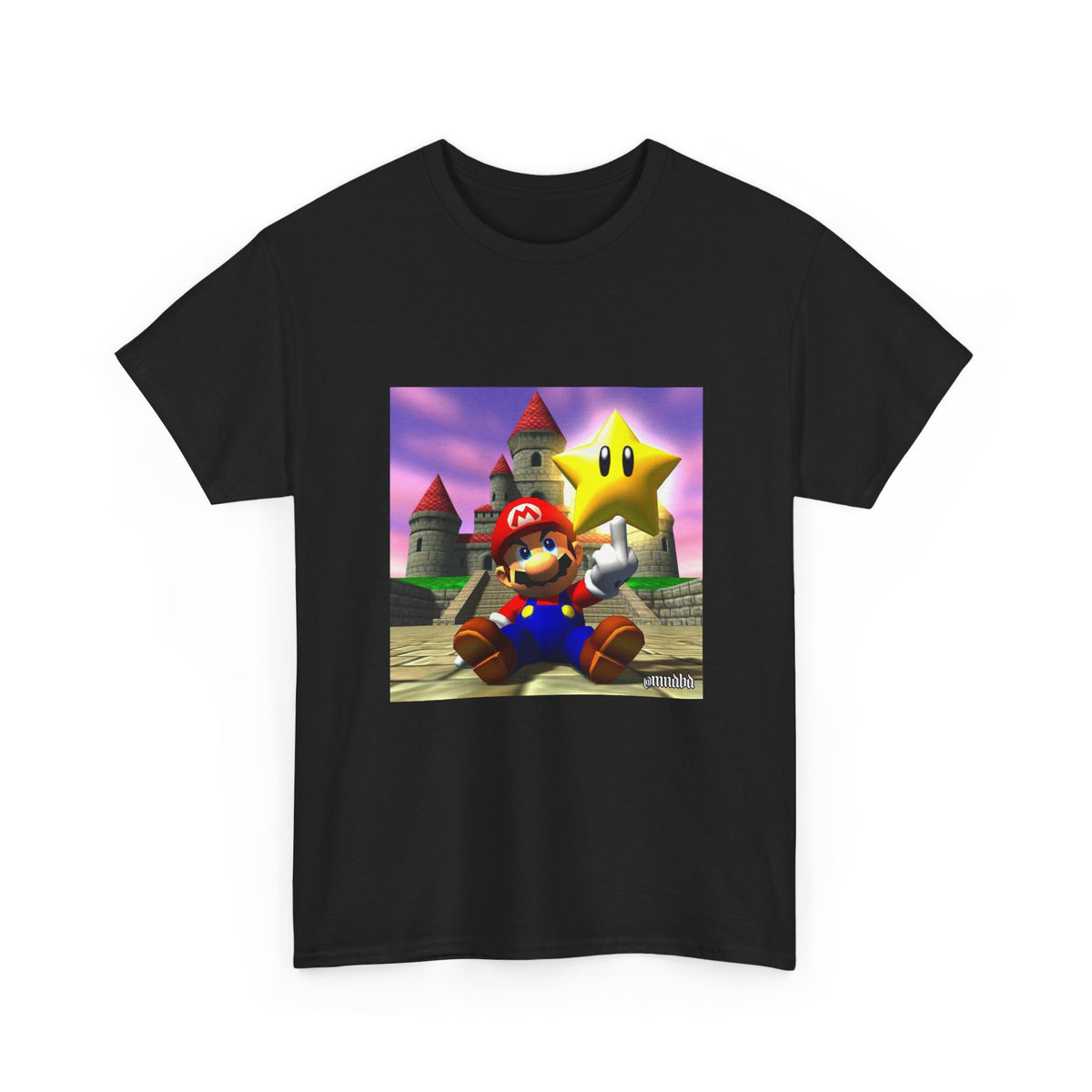 Mario Flips Off The Star Tee