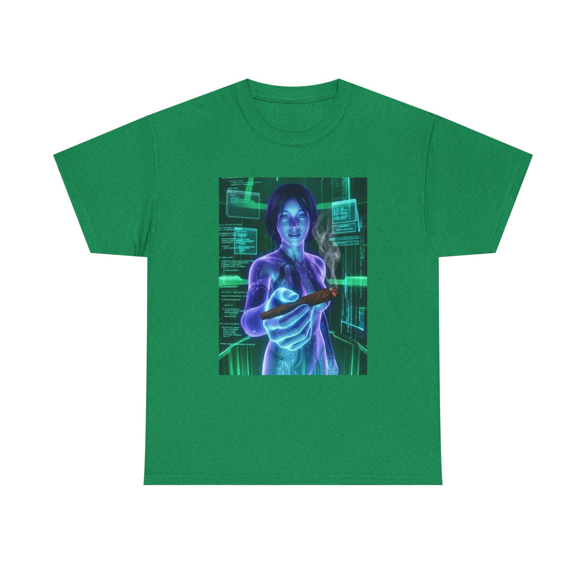 Hologram Goddess Offering You A Blunt