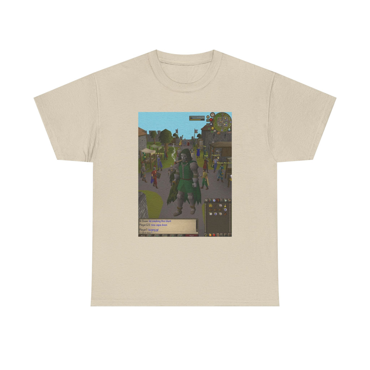 Pixelated Dr. Doom Smoking A Blunt In Gielinor