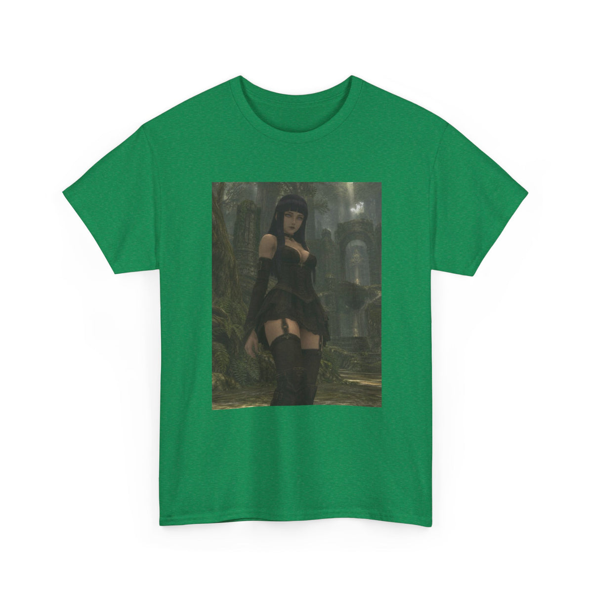 Gothic Byakugan Hinata In Ruined Forest