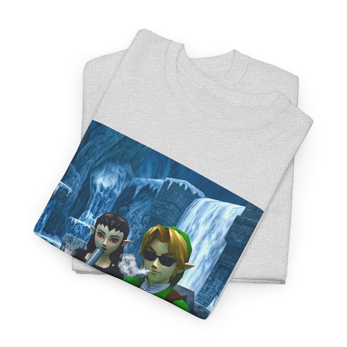 Chillin' Elf Duo Hitting Blunts In The Snow