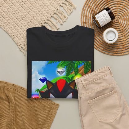 Shadow The Hedgehog Flipping The Bird Tee