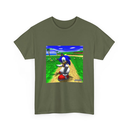 Sonic On A Trippy Green Hill Zone