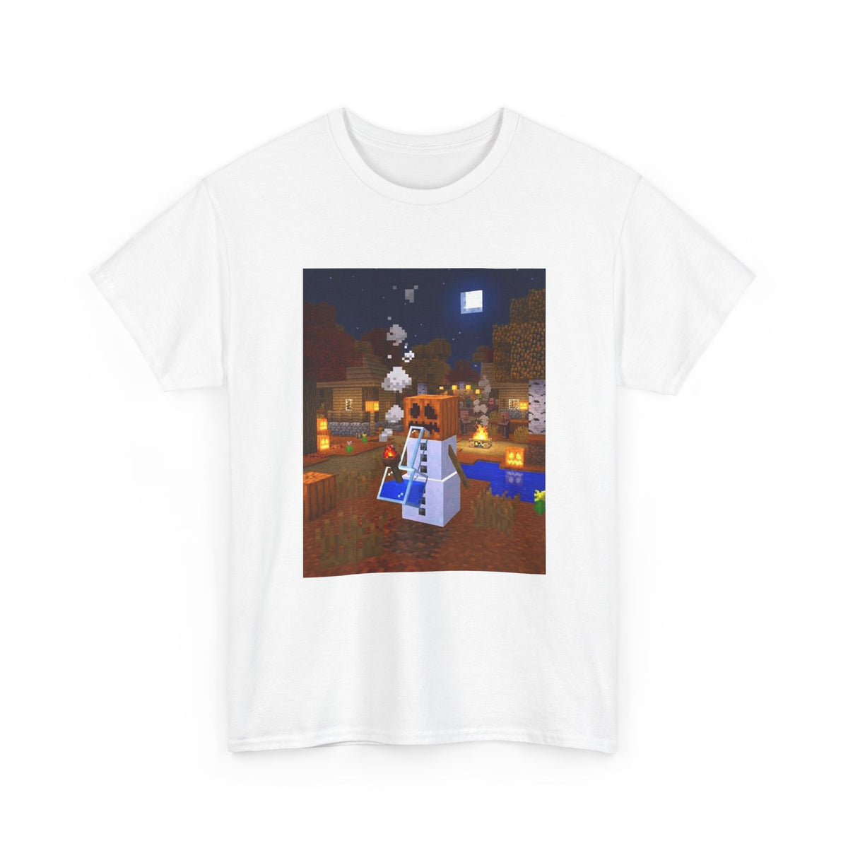 Pumpkin Snow Golem Hitting The Bong Tee