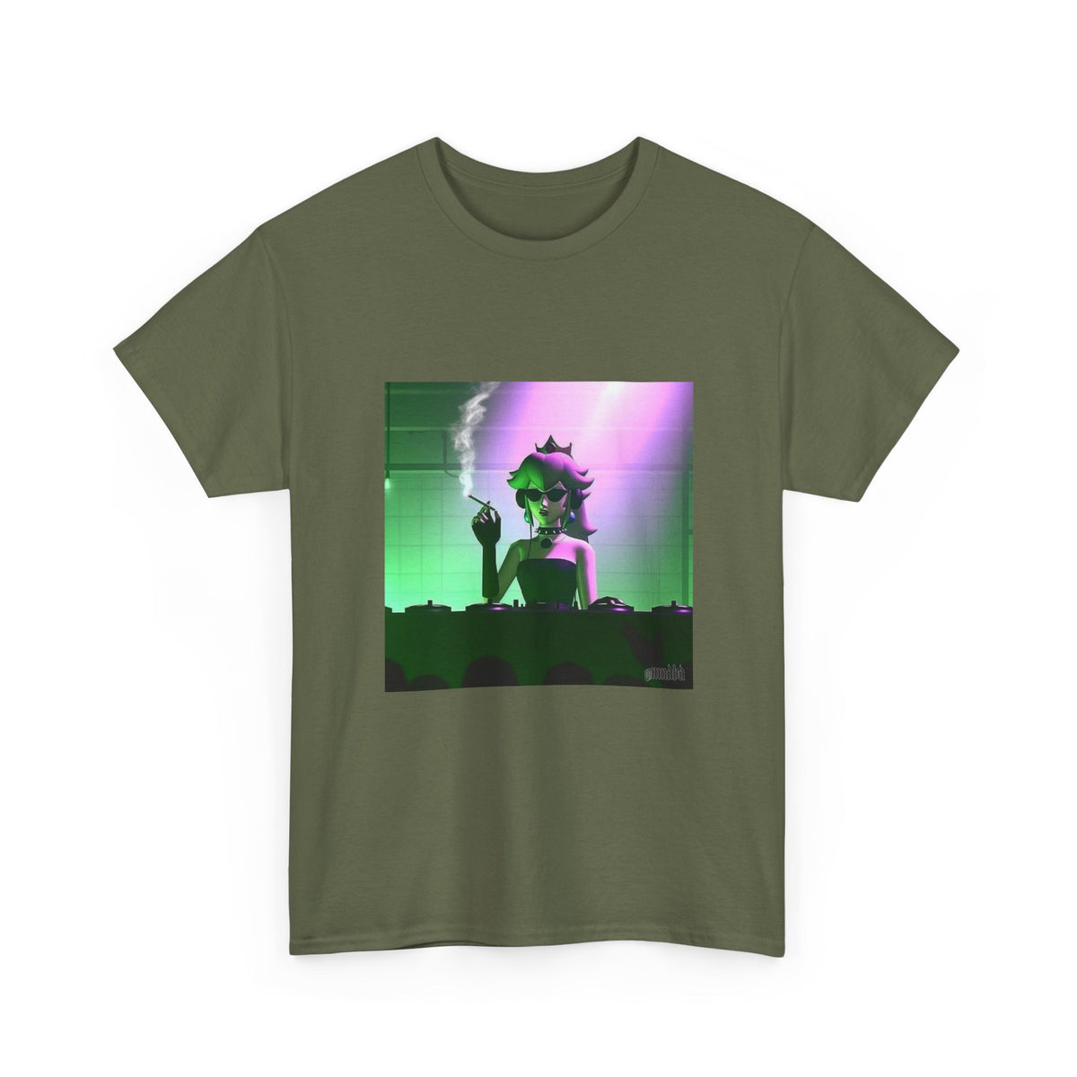 DJ Peach Smoking At The Rave Tee