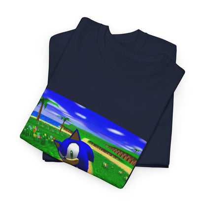 Sonic On A Trippy Green Hill Zone