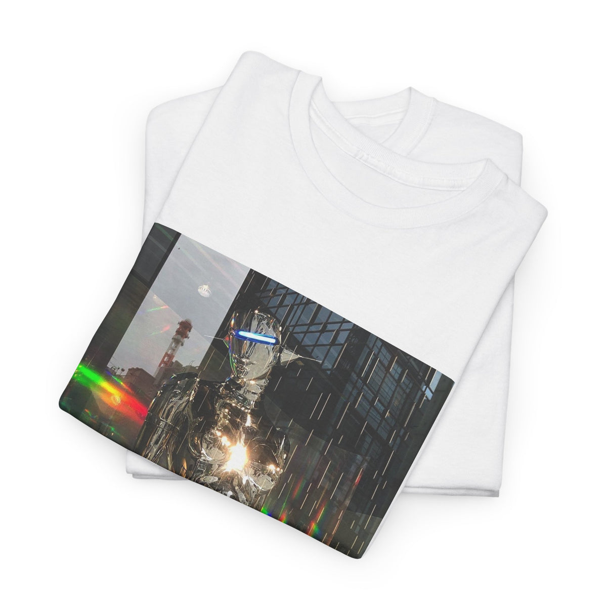Neon Ember Flow Graphic Tee