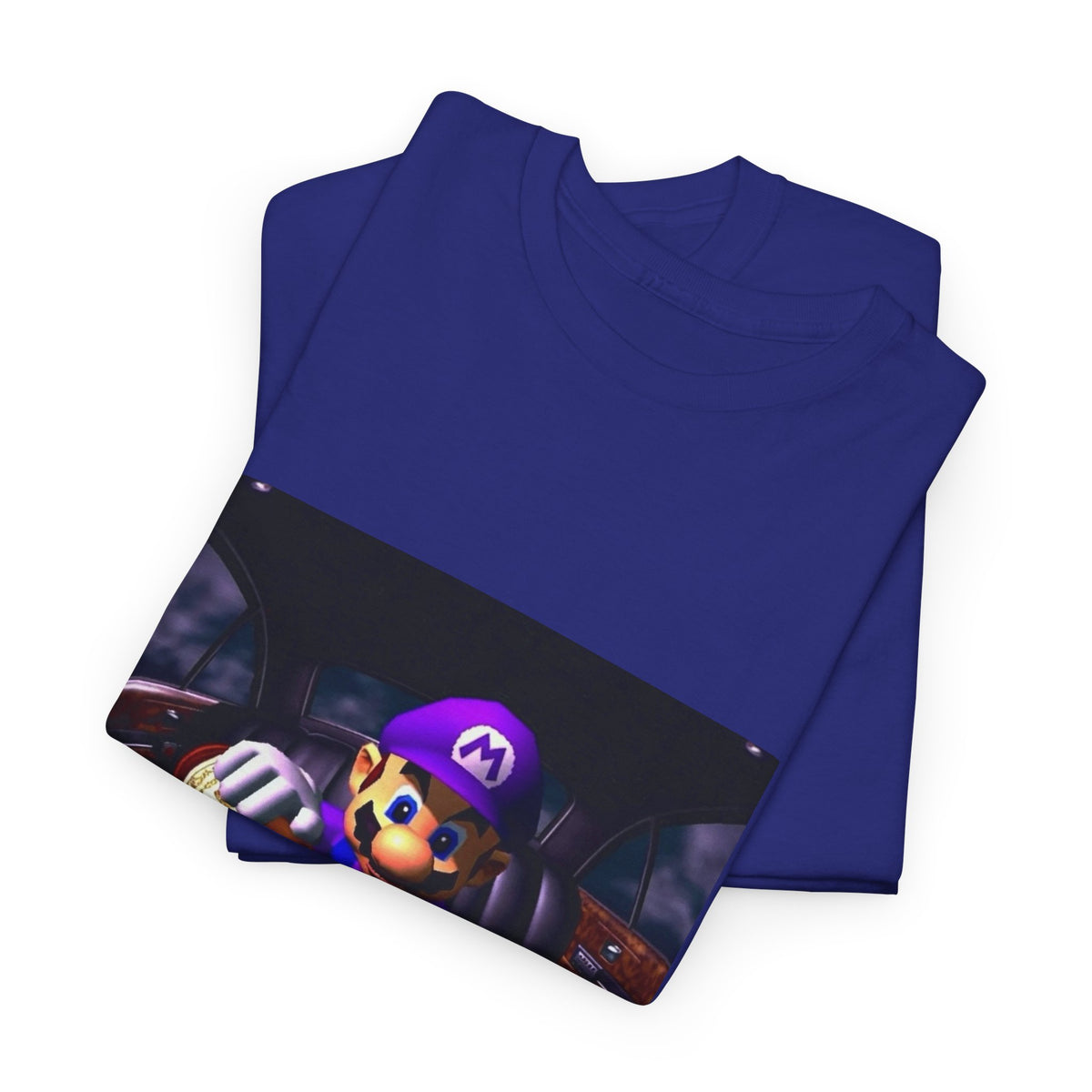 Waluigi Pouring Purple Drank In Limo Tee
