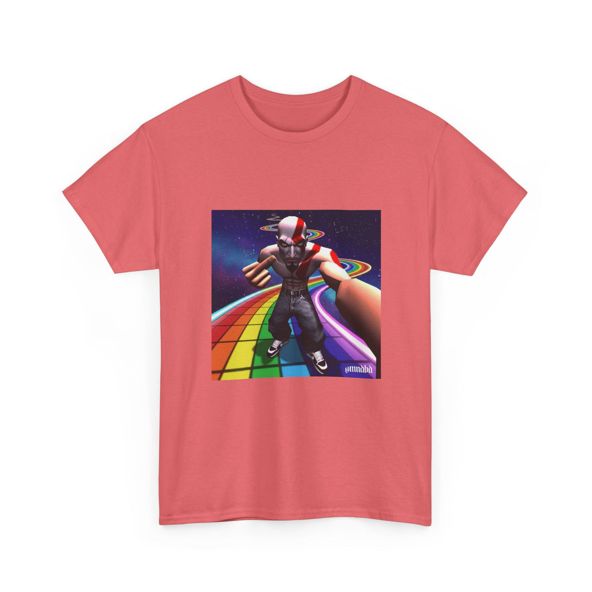 Kratos Flips Off On Rainbow Road