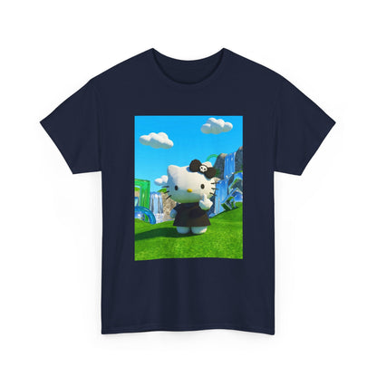 Edgy Kitty Flipping The Bird Tee