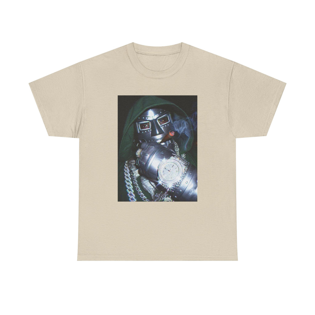 Villainous Rapper Smoking Diamond Bling Tee