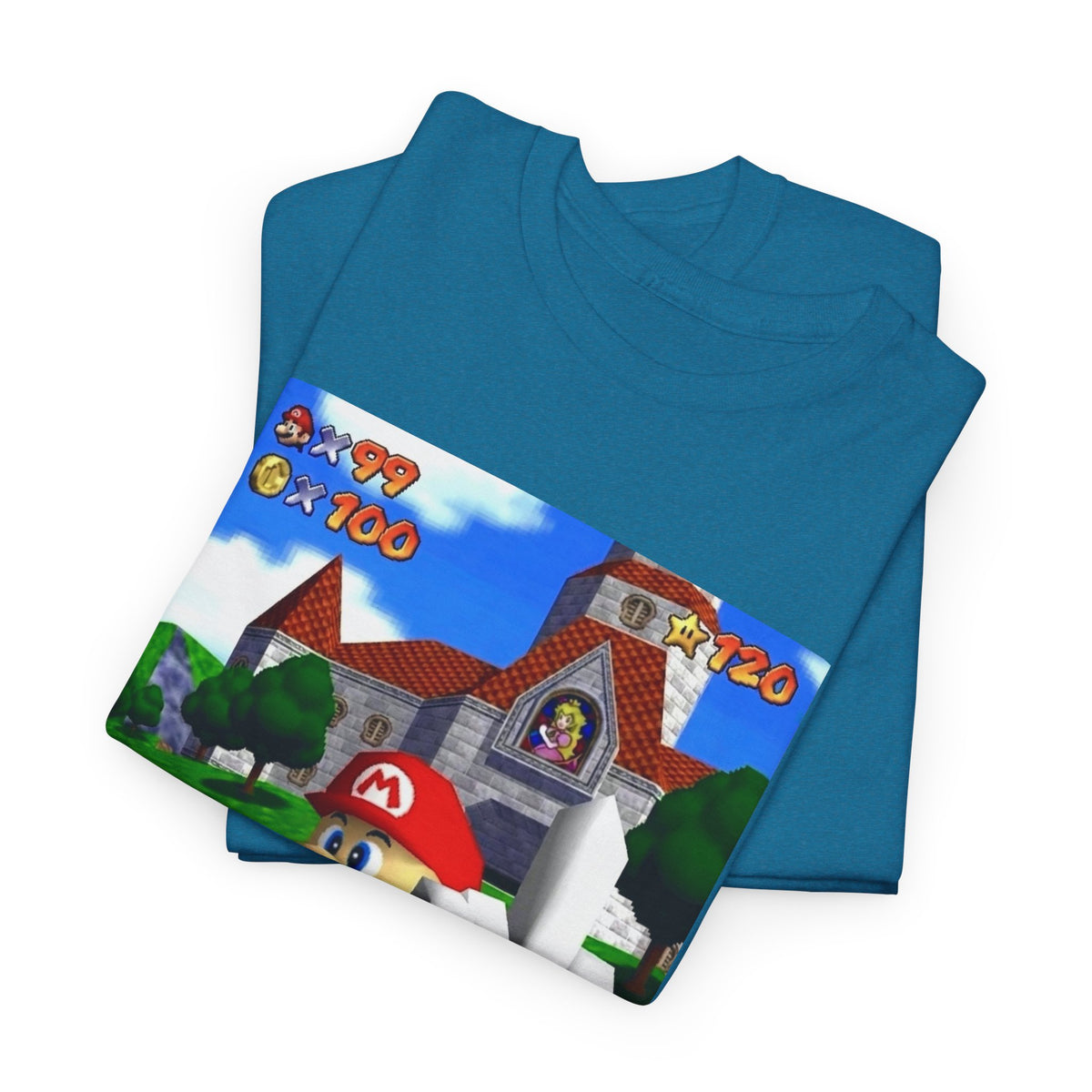 Mario Giving The Finger At Peach's Castle