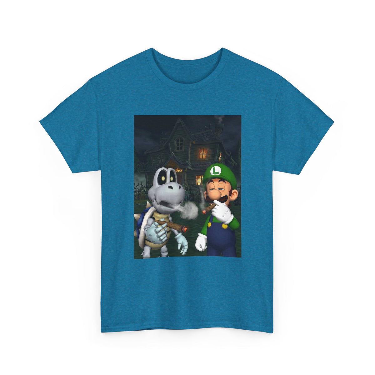 Luigi And Dry Bones Smoking Cigars Tee