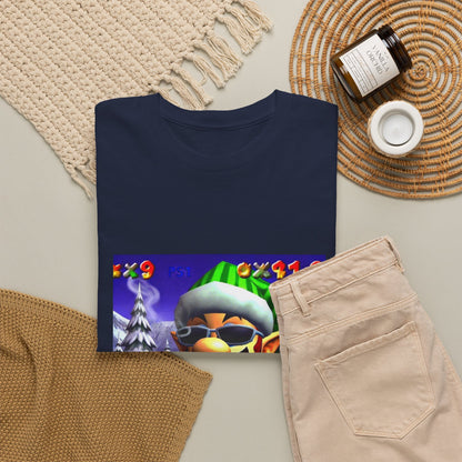 Elf Mario Smoking In Snowy Mountains