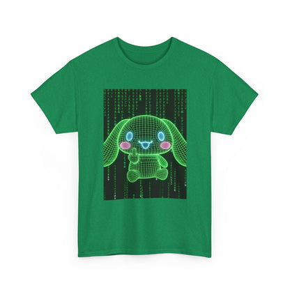 Wireframe Bunny Flips The Bird Tee