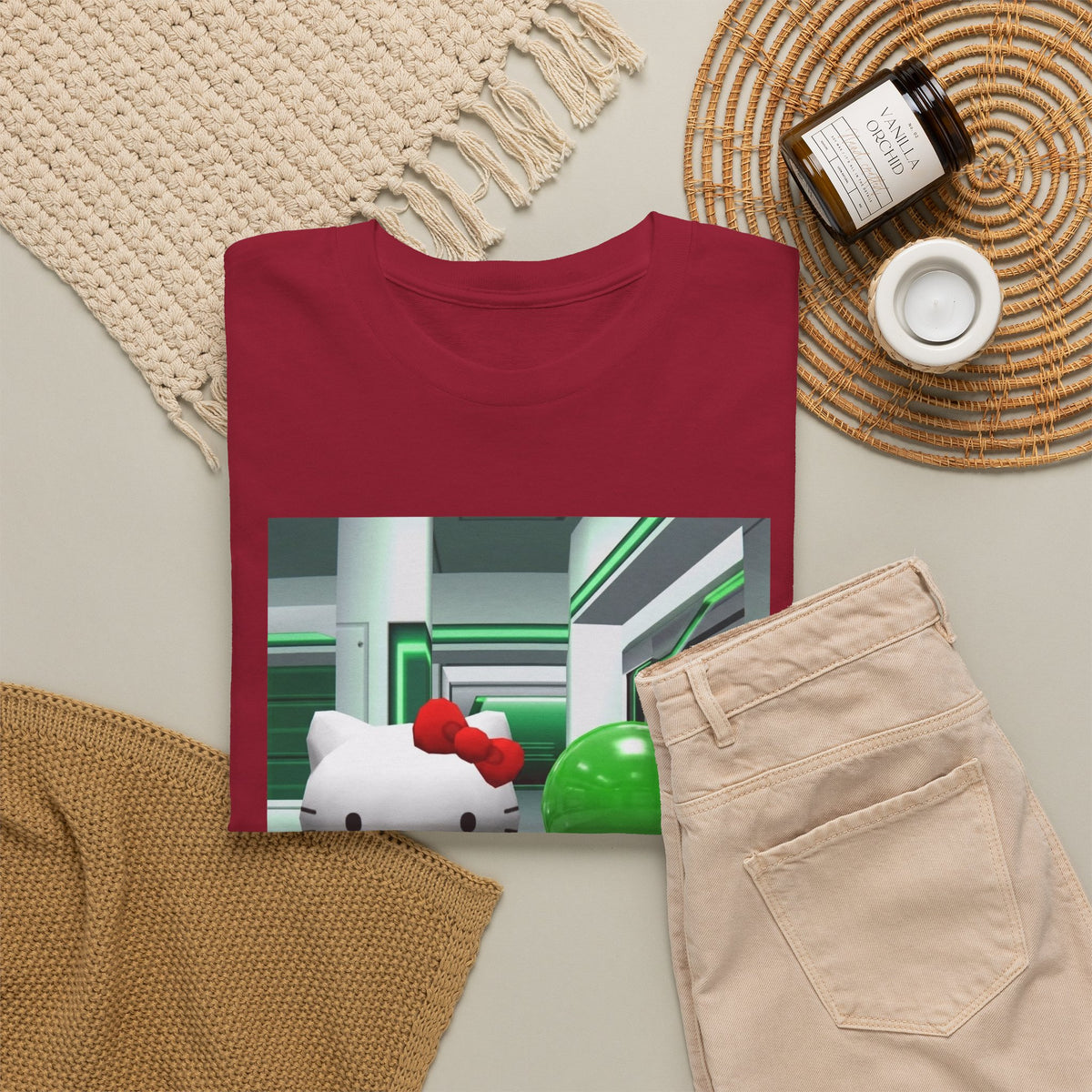 Kitty And Slime Flipping The Bird Tee